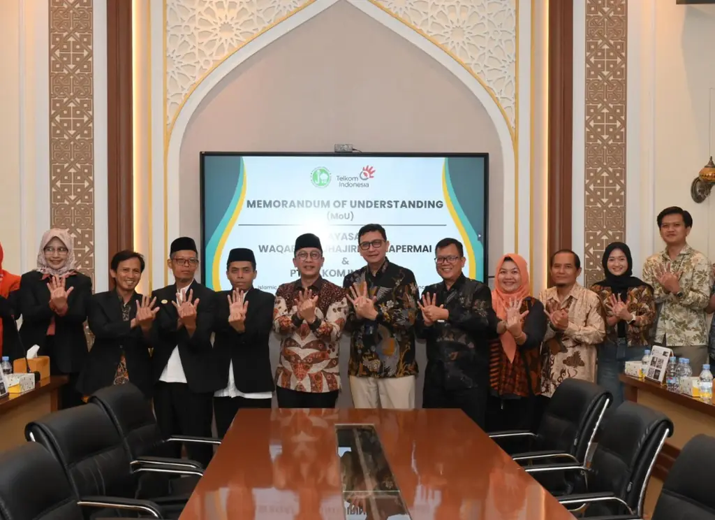 Yayasan Al-Muhajirien Gandeng Telkom Regional II, Tingkatkan Kualitas Pendidikan Digital di Era Modern
